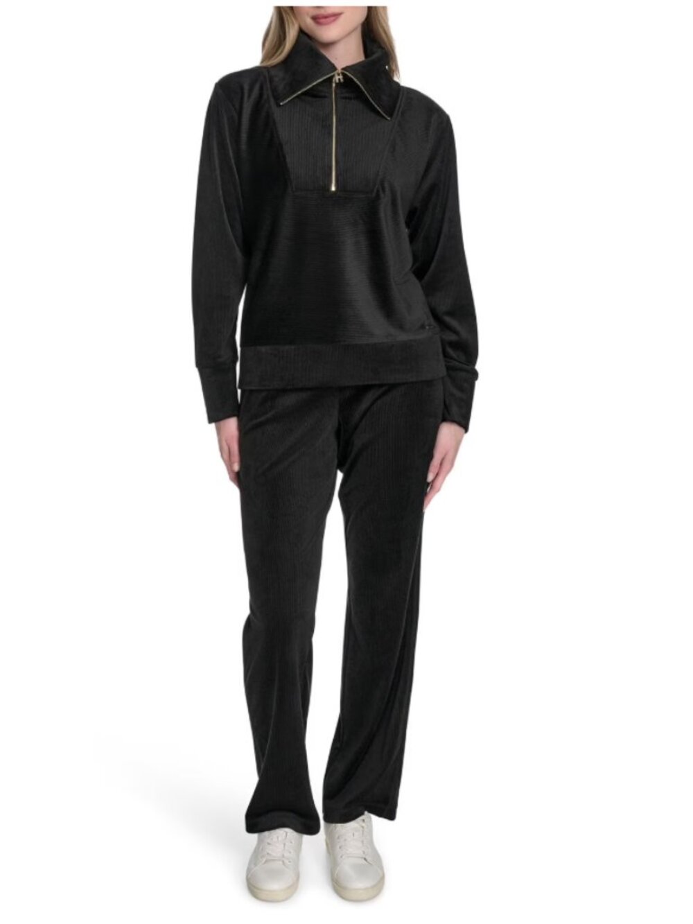 Halston Black Velour Sweatpants XXL NWT